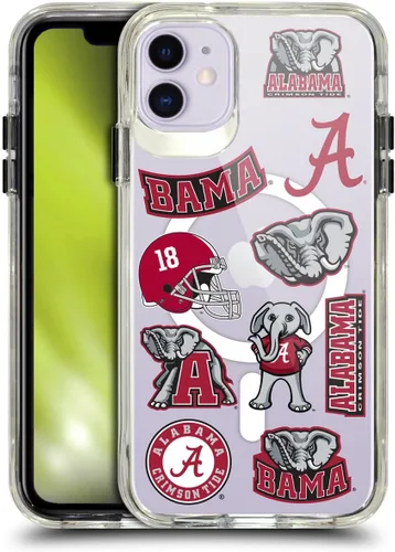 Miniatura 218 de Head Case Designs Funda de gel suave con licencia oficial de la Universidad de Alabama UA Collage compatible con Apple iPhone 13 Pro Max