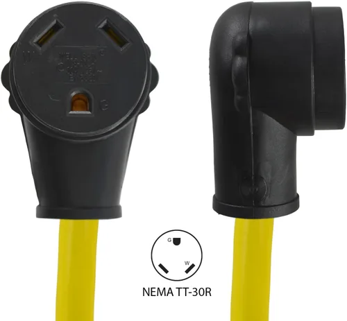 Miniatura 4 de Conntek Adaptador de cable de autocaravana RV de 15 amperios a 30 amperios