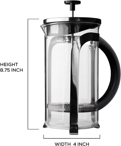 Miniatura 2 de aerolatte Cafetera de prensa francesa de 8 tazas, 34 onzas
