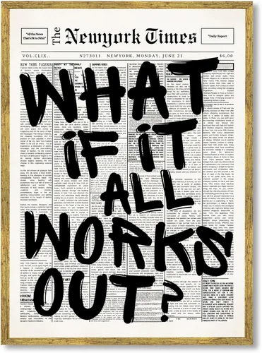 Miniatura 22 de Arte de pared "Slow Down You’re Doing Fine" Retro Minimalista Motivacional Cita Musical Póster Inspirador Letras de Canciones de Media Siglo en Tela