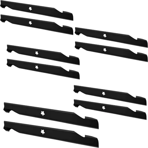 Miniatura 14 de 532138971 Cuchillas de cortacésped para Craftsman/Hus qvarna/Poulan 42 '' Tractor de césped, 138498 cuchillas de alta elevación para LT1000 DYT4000