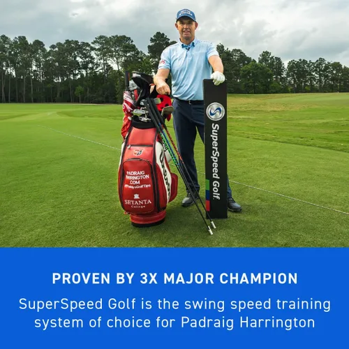 Miniatura 7 de SuperSpeed Golf Sistema de Entrenamiento de Velocidad de Swing Gana Velocidad de Swing y 20 Yardas Speed Sticks™ utilizados por Padraig