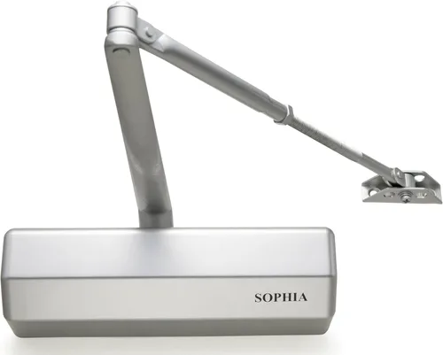 Miniatura 7 de Sophia Cierrapuertas DK4000 - Cierrapuertas automático de alta resistencia comercial, tamaño ajustable 1-6, grado 1, cierre de puerta hidráulico