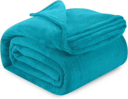 Miniatura 57 de Utopia Bedding Manta de forro polar negro, tamaño individual, ligera, mullida, suave, antiestática de microfibra (60 x 80 pulgadas)