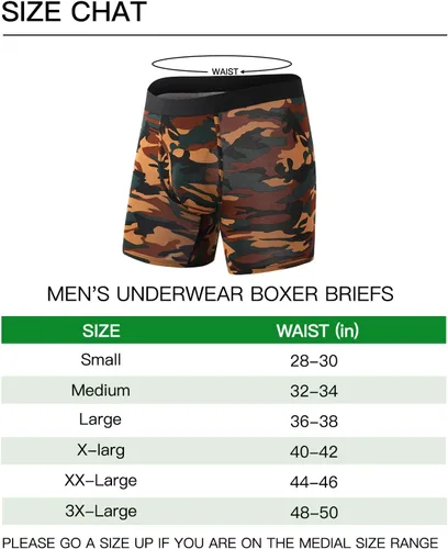 Miniatura 6 de HAVVIS Calzoncillos tipo bóxer de viscosa de bambú para hombre, ropa interior suave y cómoda para hombre, paquete múltiple