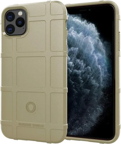 Miniatura 23 de Para iPhone 11 Caso, (Rugged Shield Series) TPU Funda Protectora Táctica Gruesa De Armadura Sólida Para IPhone 11 (6.1 Pulgadas) - Verde Ejército