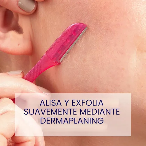 Miniatura 7 de Schick Hydro Silk Touch-Up - Herramienta de depilación con cubierta de precisión para cejas, 3 unidades Navaja para depilación, navajas faciales
