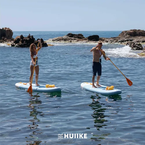 Miniatura 7 de HUIIKE Tabla de Paddle Inflable para Adultos con Accesorios Incluidos, Remo, Aletas, Bomba. Tabla de Stand Up Paddle de Gran Estabilidad y Paquete