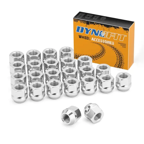 Miniatura 12 de Dynofit Tuercas abiertas M14x2 compatibles con Ford F150 Expedition 2000-2014, tuercas de rueda de 0.551 in x 2.0 para Excursión Lobo Transit
