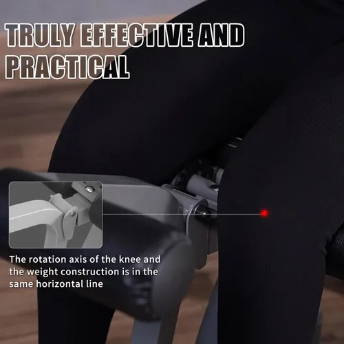 Miniatura 4 de Z ZHICHI 2 en 1 máquina de extensión y rizo de piernas ajustables, fácil transición, máquina de piernas de gimnasio en casa, capacidad