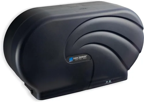 SJMR4090TBK - San Jamar Oceans Twin 9amp; quot; Dispensador de papel higiénico JBT