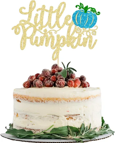 Miniatura 18 de Gyufise Decoración para pastel de calabaza pequeña, decoración de pastel de calabaza, baby shower, decoración de pastel temático de otoño, baby