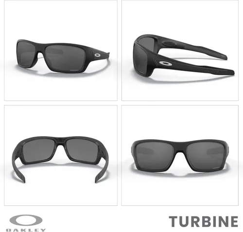 Miniatura 10 de Oakley Turbine OO9263 - Gafas de sol rectangulares para hombre, correa + paquete con kit de gafas de diseñador iWear