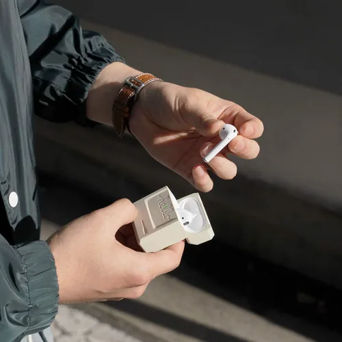 Miniatura 6 de elago AW3 - Funda de silicona compatible con Airpods 1 y 2, diseño clásico de monitor, luz LED visible, funda de silicona de alta calidad