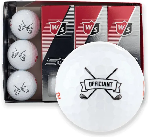Miniatura 19 de Pelotas de golf personalizadas, 1 docena, Wilson, diseños personalizados para padrinos de boda, padrino, ushers, oficiales Groomsman