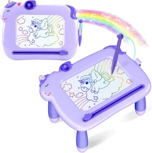 Miniatura 8 de Juguetes para niños pequeños 3, tablero de dibujo magnético juguetes para bebés, juguete de escritura y garabatos para niños pequeños, juguete