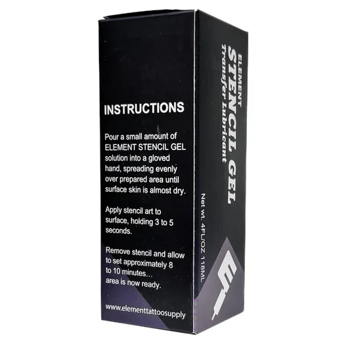 Miniatura 5 de Plantilla de tatuaje aplicador de gel loción 4 oz negro suave transferencia de plantilla limpia colocación de plantilla de larga duración Hold