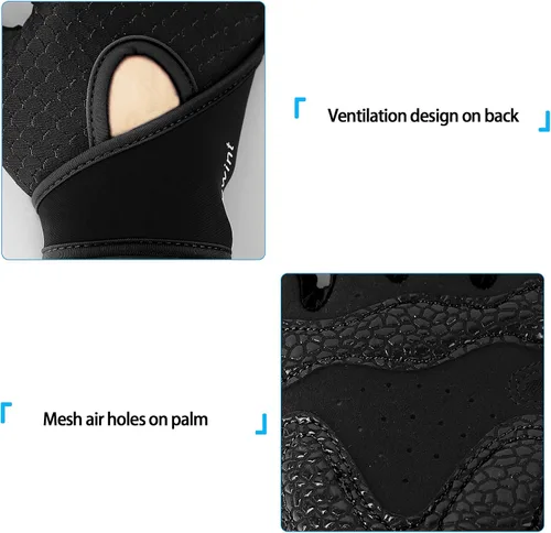 Miniatura 5 de Luwint Guantes de Entrenamiento para Niños, Guantes de Ejercicio con Ventilación y Agarre para Niños y Niñas para Levantamiento de Pesas y Gimnasio