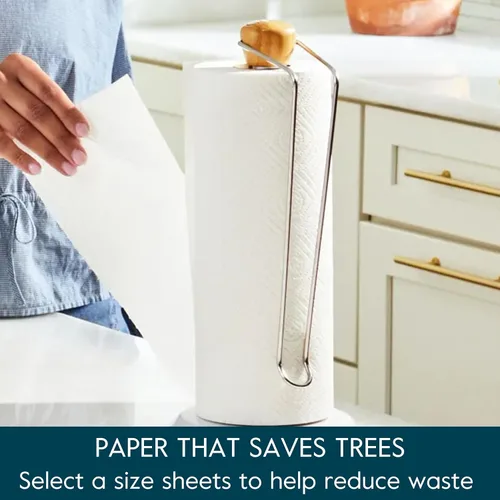 Miniatura 3 de Grove Co. Toallas de papel de bambú, sin árboles y toallas de papel de cocina sostenibles, fuertes y absorbentes, con hojas seleccionadas