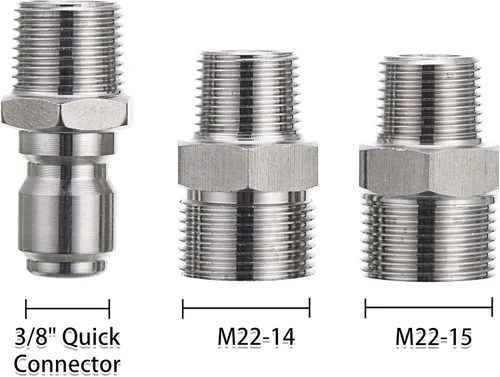 Miniatura 4 de RIDGE WASHER Pistola de lavado a presión 5000 PSI, 12 GPM, pistola de pulverización de alta presión con conector rápido de 1/4 pulgadas, conexión