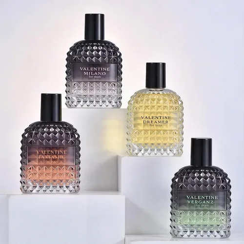Miniatura 6 de A CENTER Valentine Cologne 4pcs/1.7 fl oz*4 Eau de Parfum Set para Hombres Floral&Woody Fragancia Combo Caja de Regalo para Hombres