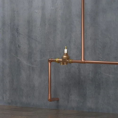 Miniatura 15 de Zurn Wilkins válvula de latón reductora de presión de agua de 3/4 de pulgada Modelo 34-600XL con válvula de revisión de paso y colador, Unión FNPT x
