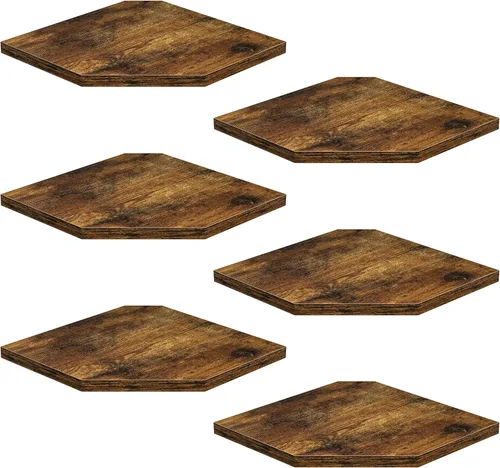Miniatura 11 de Estante esquinero para montaje en pared, estantes de esquina flotantes, juego de 3 estantes de pared esquineros, estantes de almacenamiento de pared