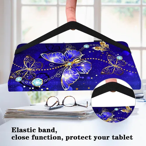 Miniatura 6 de Funda para Xiaomi Pad 5 / Pad 5 Pro de 11 pulgadas, Funda de cuero PU con ranura para tarjeta Banda elástica para Mi Pad 5/Pad 5 Pro 11" 2021