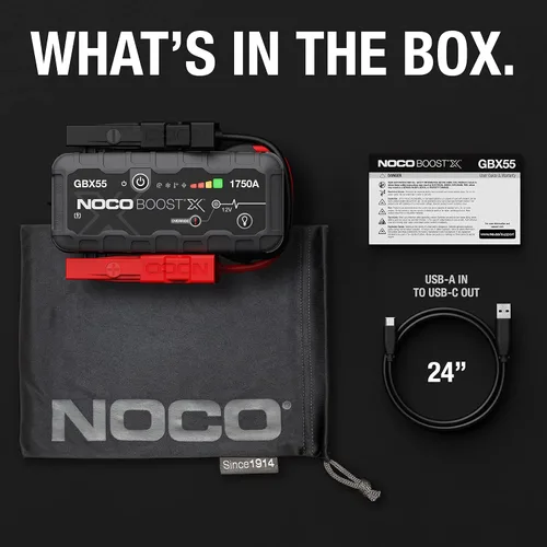 Miniatura 7 de NOCO Boost X GBX55: Arrancador UltraSafe de 1750A – Paquete de refuerzo de batería de litio de 12V, caja de arranque portátil, banco de energía