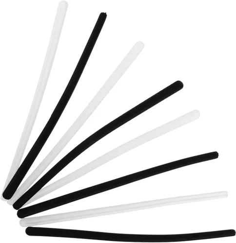 4 pares de puntas de silicona para patillas, agarres antideslizantes para las orejas para marcos de metal finos, reemplazo de retenedor de gafas