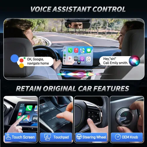 Miniatura 7 de CarlinKit CarPlay Ai Box Magic Box Android 13.0 Sistema inalámbrico CarPlay Adaptador Android Auto Soporte Netflix YouTube Google GPS+Glonass