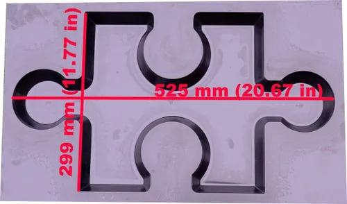 Miniatura 3 de SvitMolds Moldes de hormigón DIY 3D Panel de pared Puzzle Molde Yeso Hormigón Arte de pared Decoración Paneles de azulejos de pared W28