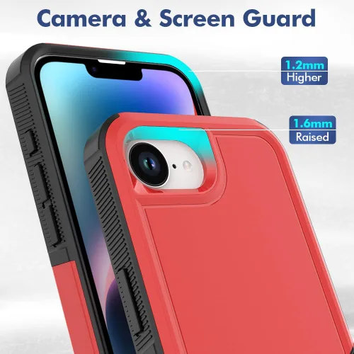 Miniatura 63 de Jeylly Funda para iPhone SE/Funda para iPhone 5S, Exterior de Plástico Duro que Absorbe Golpes + Interior de Silicona de Goma Defensor contra