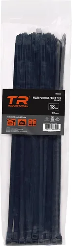 Miniatura 9 de Cable lazos multiuso TR Industrial TR88301 (100 piezas), 4 pulgadas, negro
