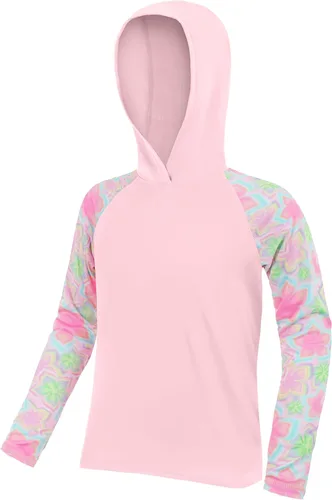 Miniatura 24 de Sudadera con capucha para niños, protección solar UPF 50+, manga larga, protección solar UV, camisa de pesca para niños y jóvenes, camisas de agua