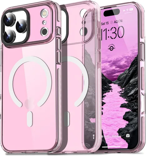 Miniatura 152 de AICase Funda protectora para iPhone 16 compatible con iPhone 16, delgada, ligera, transparente [no amarillenta] Diseño vibrante