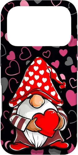 Miniatura 30 de Cute Gnome Valentine Heart Pattern Cozy Love Design Case for iPhone 17