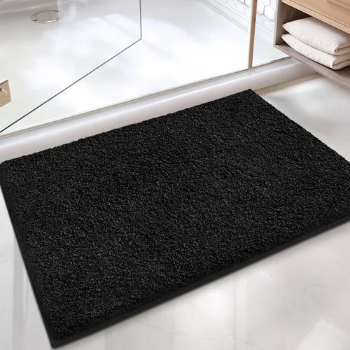 Miniatura 18 de Color&Geometry - Tapete, alfombra para baño Gris Blanco