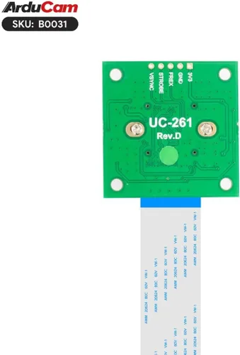 Miniatura 3 de Arducam Sensor de lente OV5647 para cámara Raspberry Pi, lente ajustable e intercambiable M12, enfoque y mejora de ángulo para Raspberry Pi 4/3/3 B+