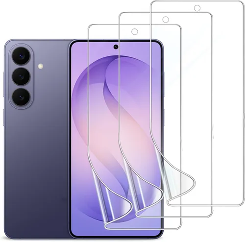 Miniatura 30 de Paquete de 3 protectores de pantalla compatibles con Samsung Galaxy S21 FE 5G de 6.4 pulgadas, película de hidrogel de TPU suave transparente HD