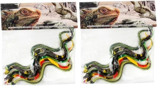 Miniatura 3 de Rubber Snake Realistic Snake Toy Rainforest Reptile for Party Favors Garden Props 12 Pcs