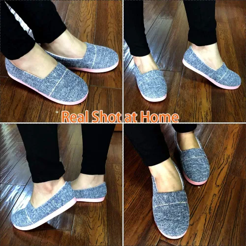 Miniatura 5 de Urbancolor Pantuflas de interior lavables con espalda cerrada para mujer, antideslizantes, transpirables, para el hogar