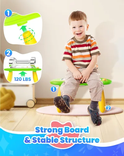 Miniatura 3 de Seimome Juguetes para niños pequeños de 1 a 3 años, tablero de dibujo magnético, tabla de garabatos para aprender y juguetes educativos para bebés