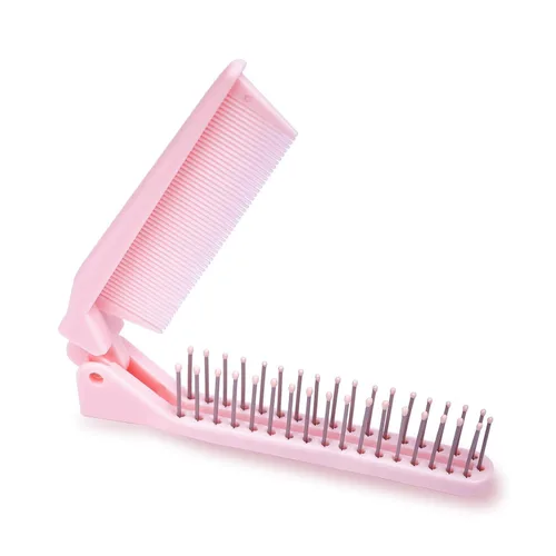 Miniatura 14 de RHOS Mini cepillo de cabello para mujeres, hombres y niños, cepillo de cabello tamaño viaje para bolso, bolsillo, mochila, pequeño cepillo de paleta