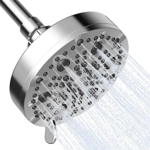 Miniatura 11 de OFFO Cabezal de ducha, cabezal de ducha de alta presión con 6 modos, cabezales de ducha fijos para un fuerte flujo de agua y una experiencia