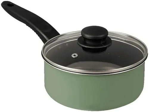 Miniatura 5 de Juego de utensilios de cocina de aluminio antiadherente verde de 7 piezas