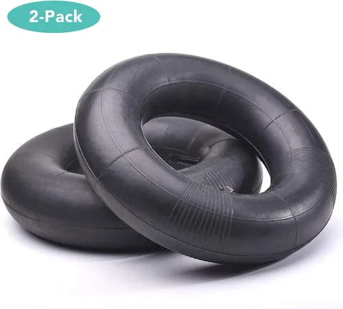 Miniatura 2 de AR-PRO Tubo interior de repuesto resistente de 13 x 6.50-6 pulgadas con vástago de válvula recto TR-13 (paquete de 2) – para carretillas, Razor Quad