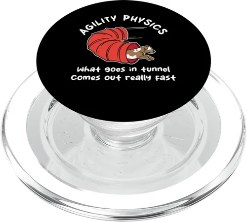 Miniatura 7 de Dog Agility Design For Dog Handler - What Goes In Tunnel PopSockets Adhesive PopGrip