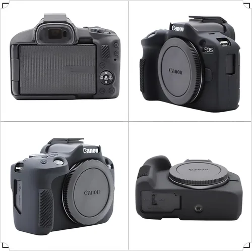 Miniatura 3 de Funda para EOS R50, Funda protectora de silicona suave para Canon EOS R50 EOSR50 Vlogging Camer, Incluye 2 protectores de pantalla y 1 correa