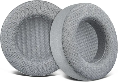 Miniatura 11 de SOULWIT Almohadillas de repuesto para auriculares Corsair Virtuoso RGB Wireless XT SE, almohadillas con tela de malla, espuma de aislamiento de Negro